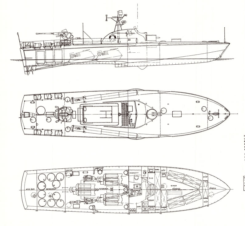 Чертежи торпедного катера для моделирования