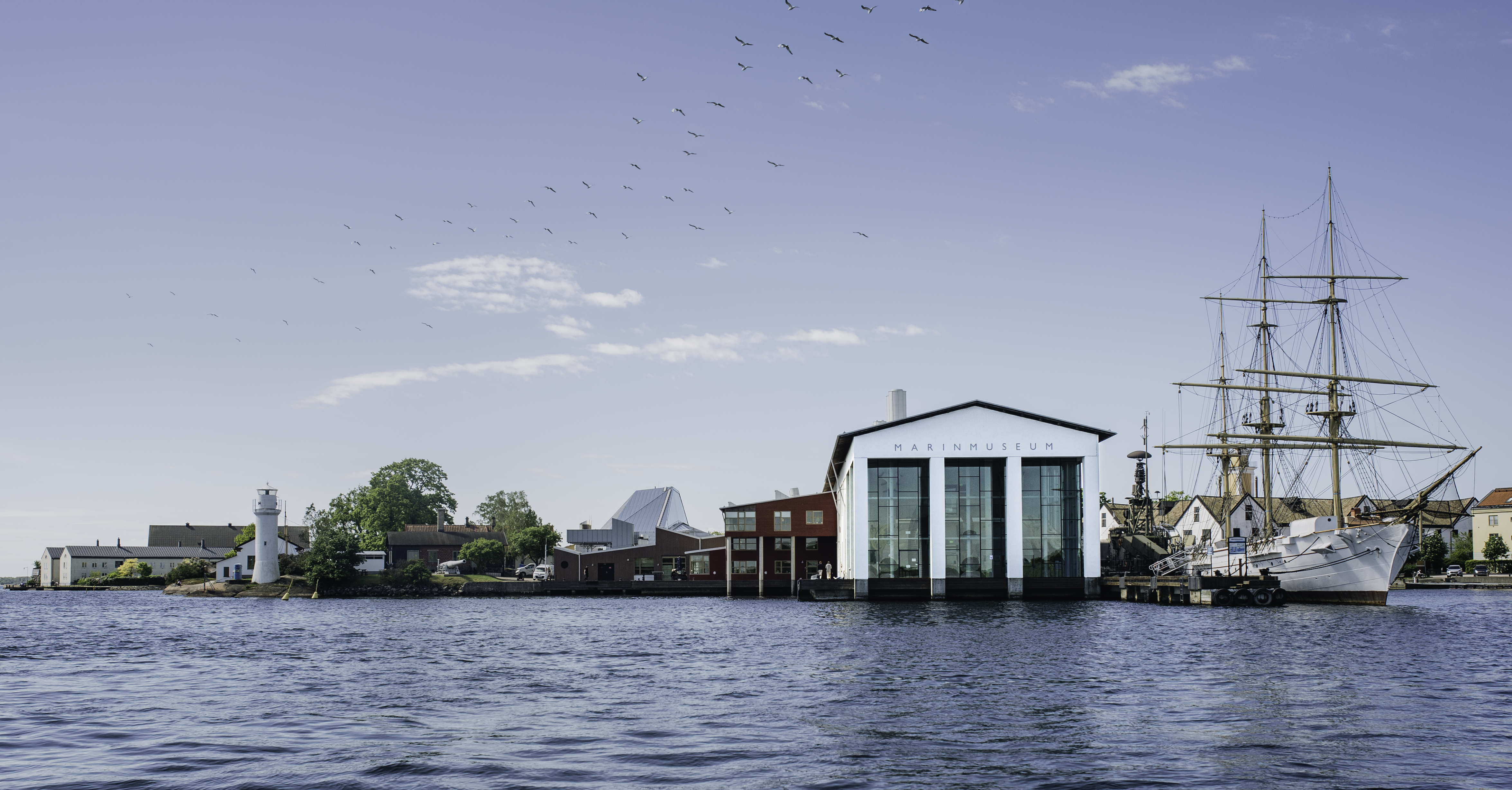Marinmuseum sommar exteriör