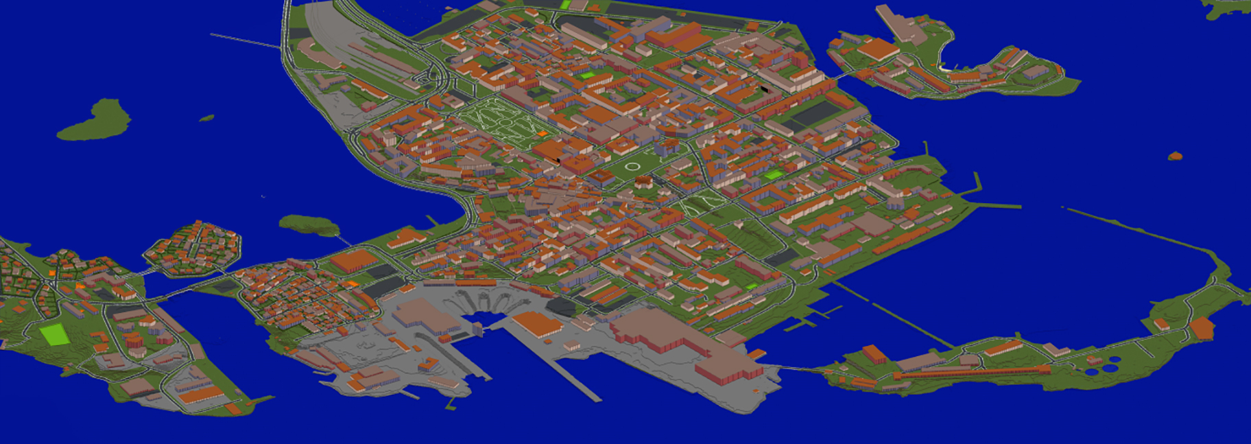 minecraft karta över Karlskrona