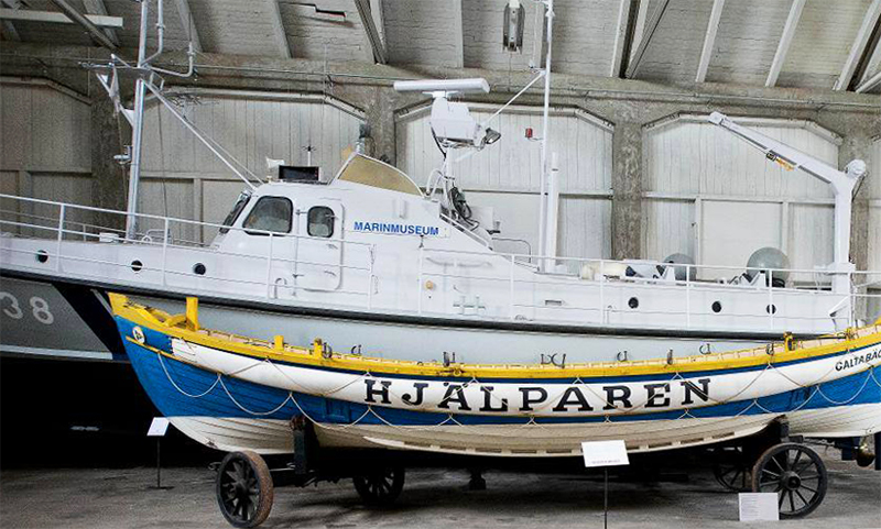 Äldre originalbåtar gästar Flyghangaren vid Marinmuseum